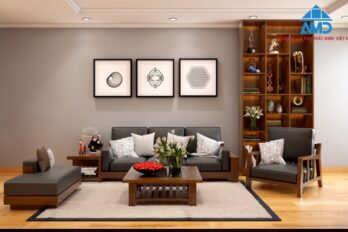 SOFA GỖ ÓC CHÓ THEO PHONG CÁCH HIỆN ĐẠI BG-16